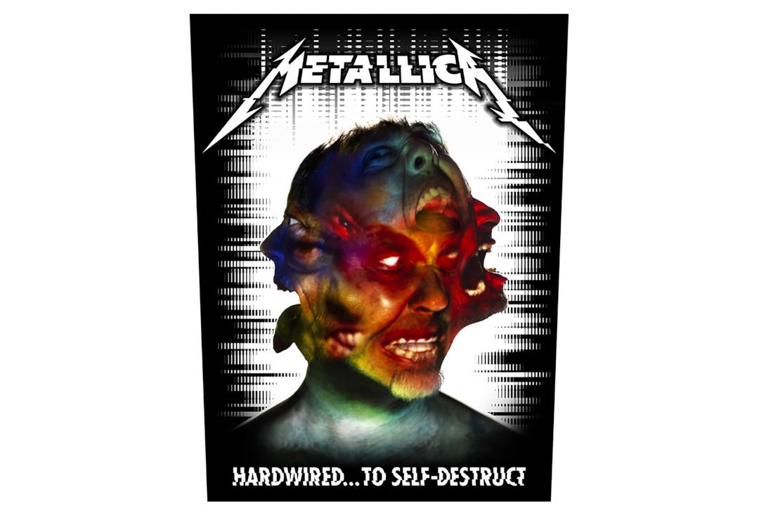 Official Band Merch | Metallica - Hardwired To Self Destruct Printed Back Patch
