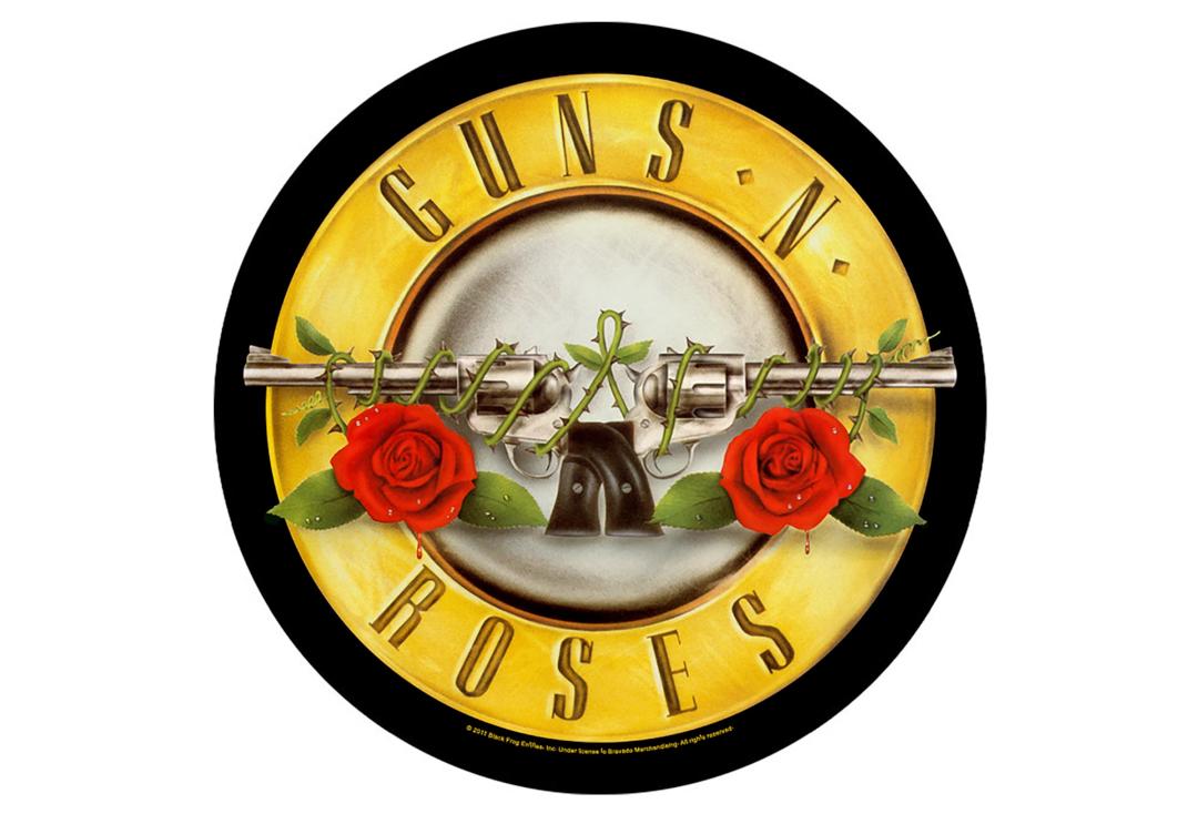 Official Band Merch | Guns N' Roses - Bullet Logo Printed Back Patch