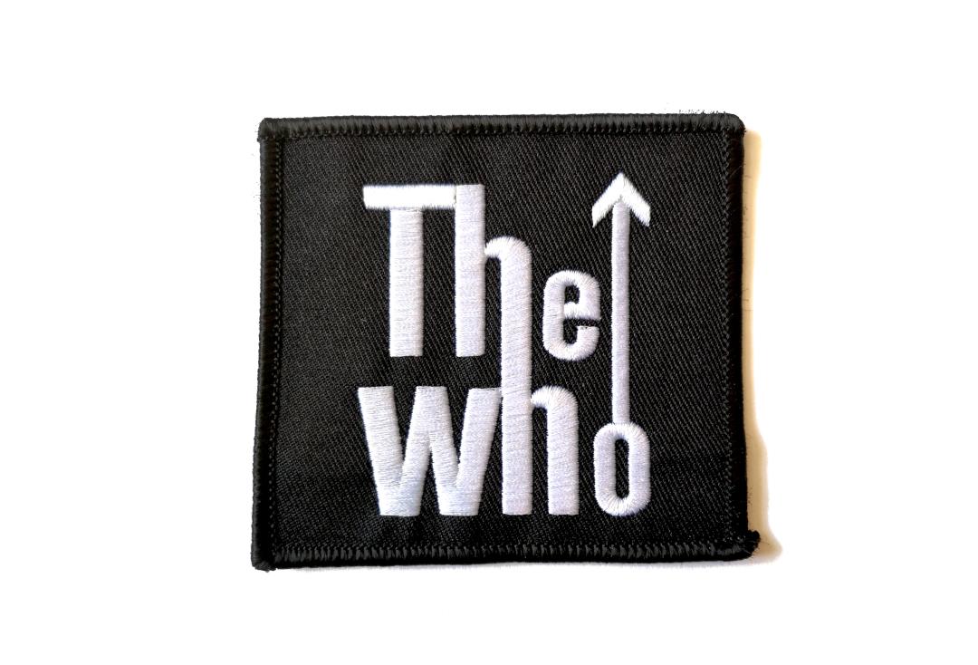 Official Band Merch | The Who - Arrow Logo Woven Patch
