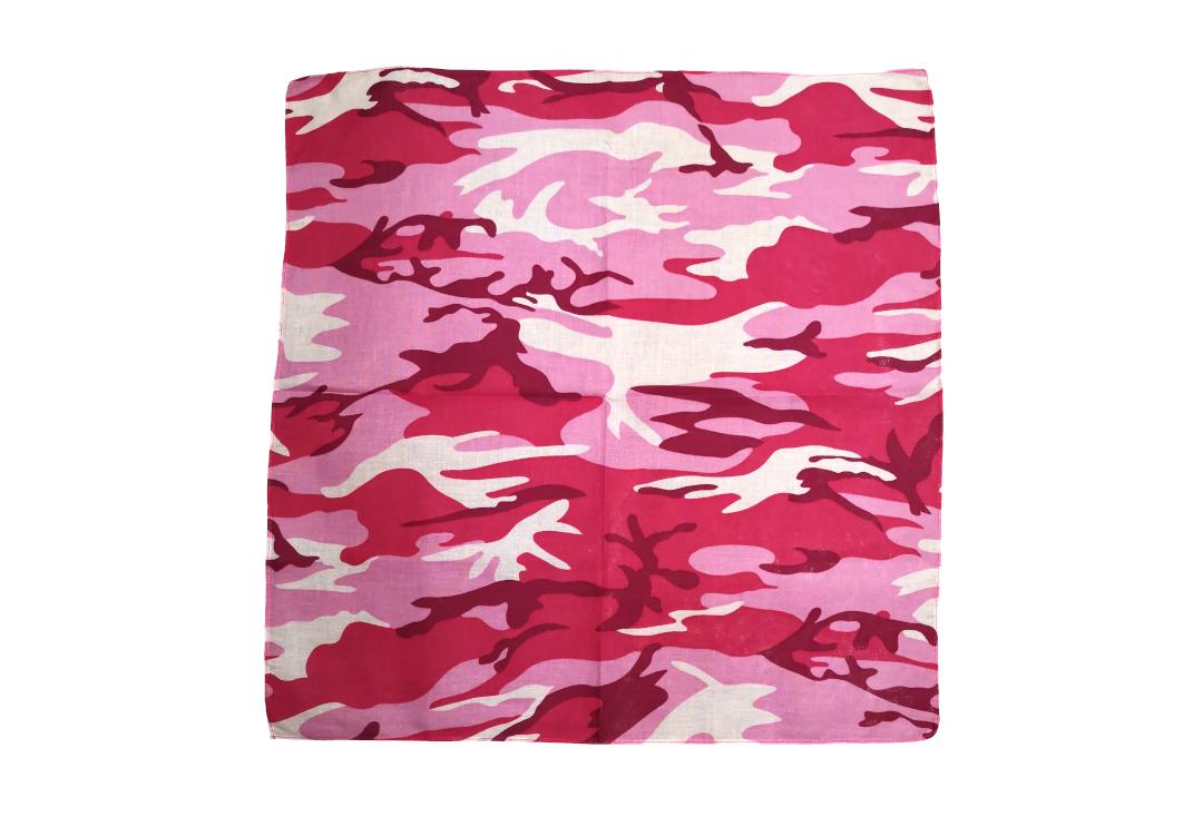 Void Clothing | Pink Camo Cotton Bandana