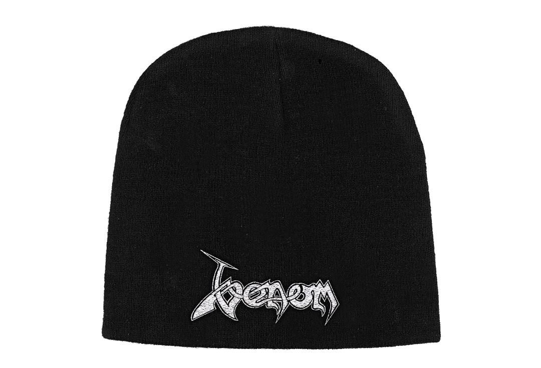 Official Band Merch | Venom - Logo Embroidered Official Knitted Beanie Hat