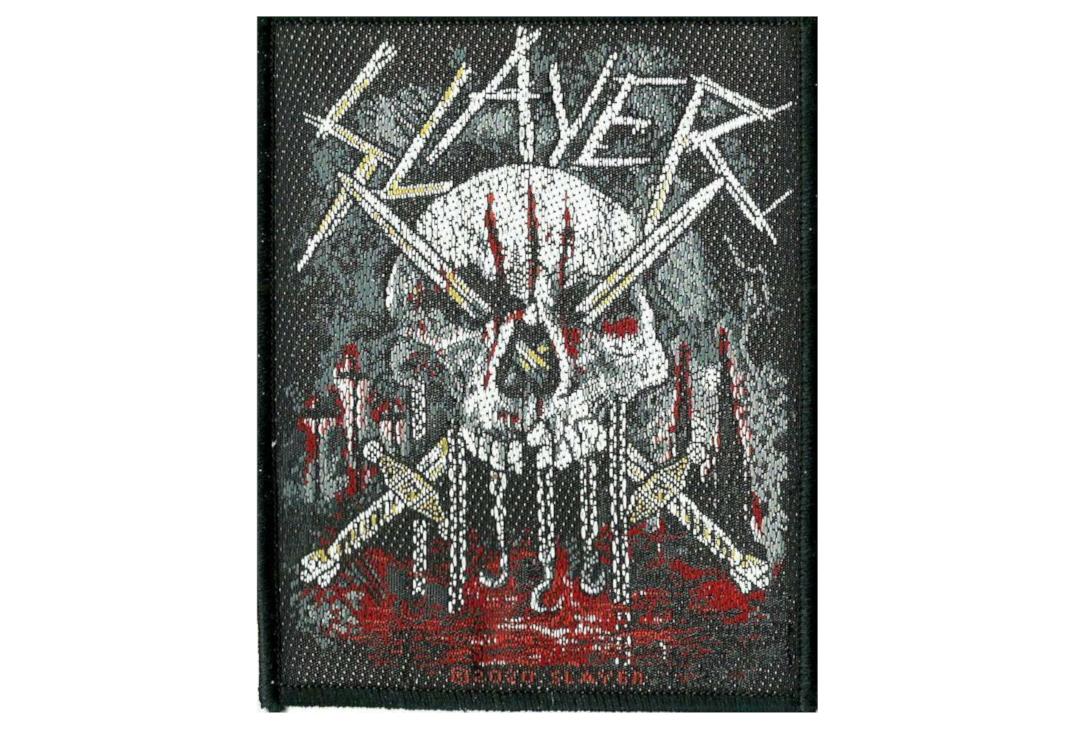 Official Band Merch | Slayer - Skull & Swords Woven Patch