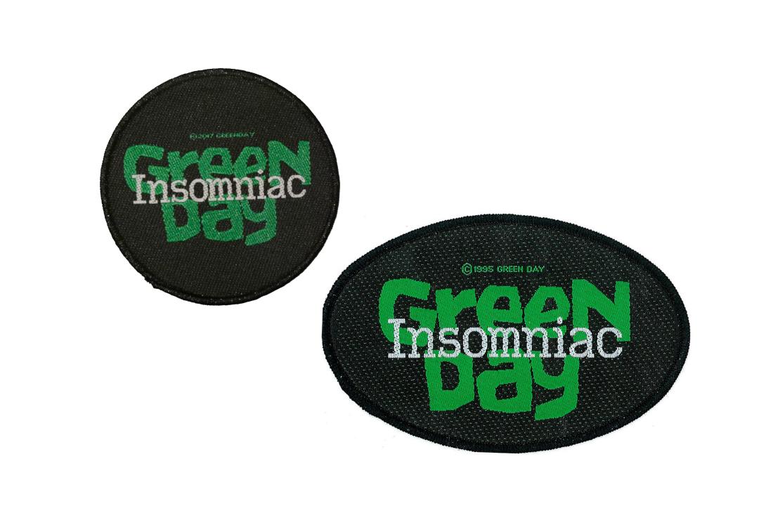 Official Band Merch | Green Day - Insomniac Woven Patch - Collage