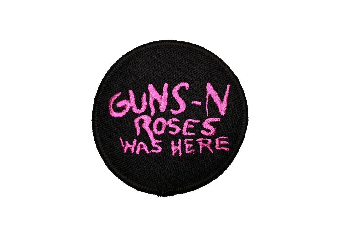 Official Band Merch | Guns N' Roses - Was Here Round Woven Patch