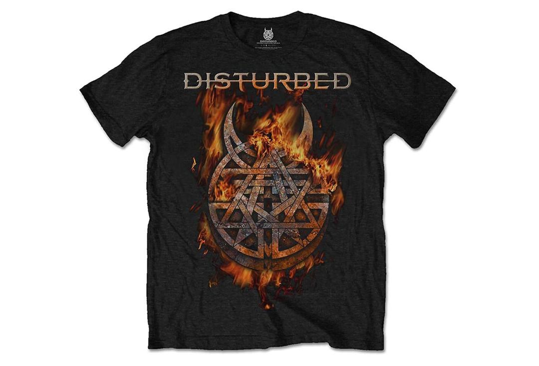 Official Band Merch | Disturbed - Burning Belief Official Men's Short Sleeve T-Shirt