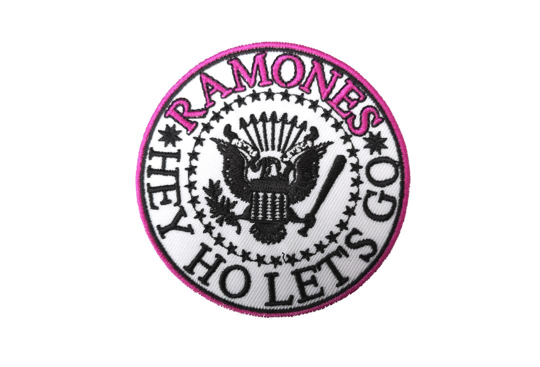 Official Band Merch | Ramones - Hey Ho Let's Go Version 1 Woven Patch