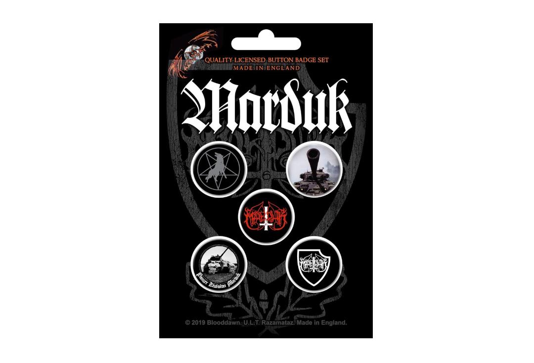 Official Band Merch | Marduk - Panzer Division Button Badge Pack