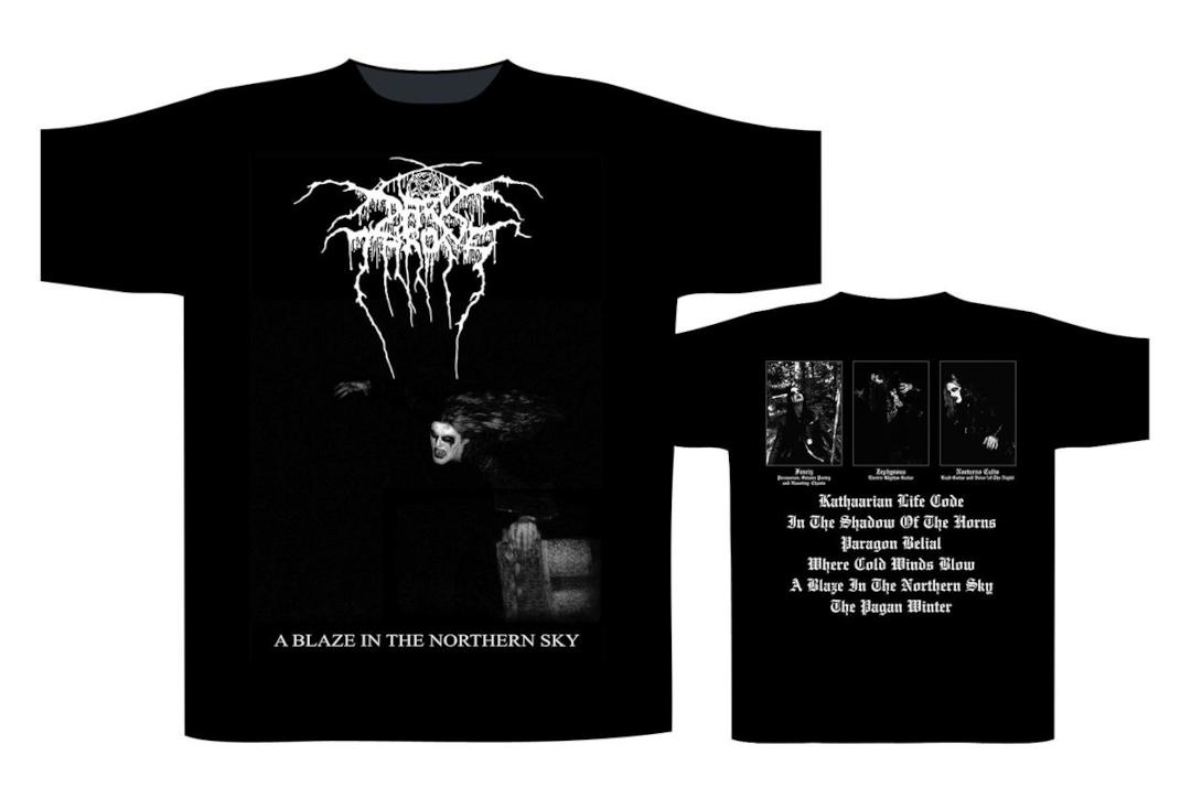 Official Band Merch | Darkthrone - A Blaze In The Northern Sky (Album) Men's Short Sleeve T-Shirt