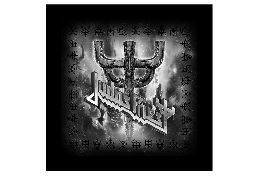 Official Band Merch | Judas Priest - Logo & Fork Official Bandana