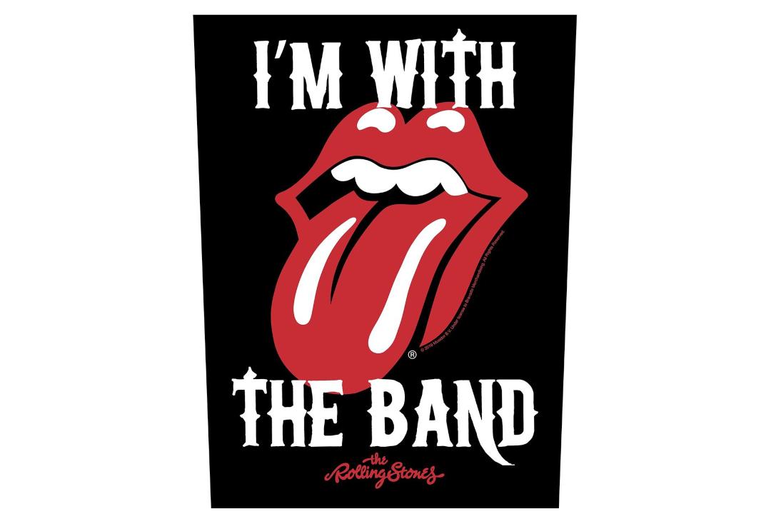 Official Band Merch | The Rolling Stones - I'm With The Band Printed Back Patch