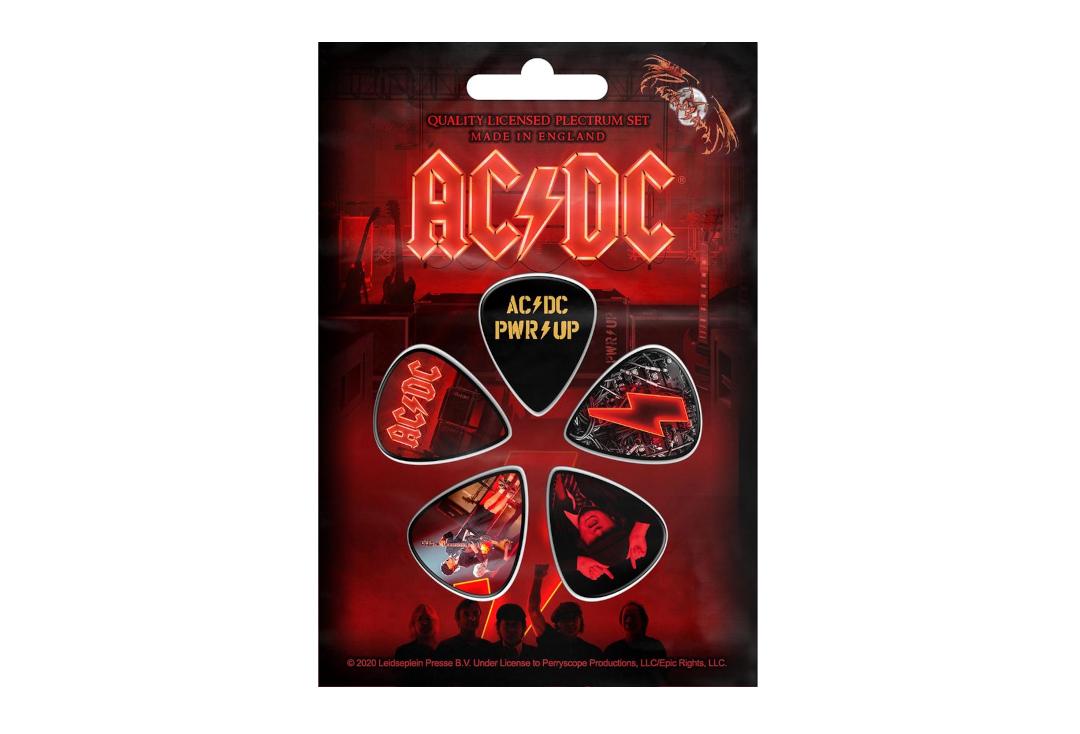 Official Band Merch | AC/DC - PWR Up Official Plectrum Pack
