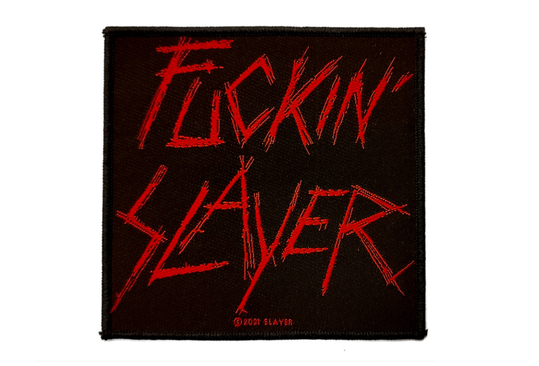 Official Band Merch | Slayer - Fuckin' Slayer Woven Patch