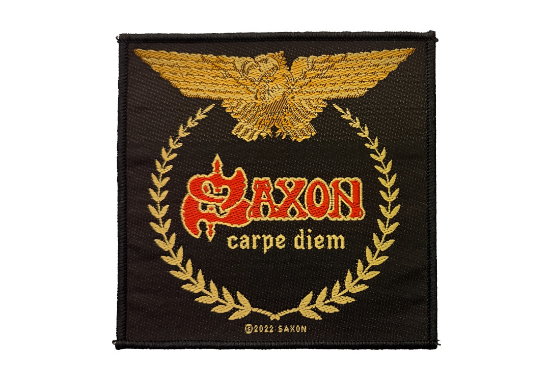 Official Band Merch | Saxon - Carpe Diem Woven Patch