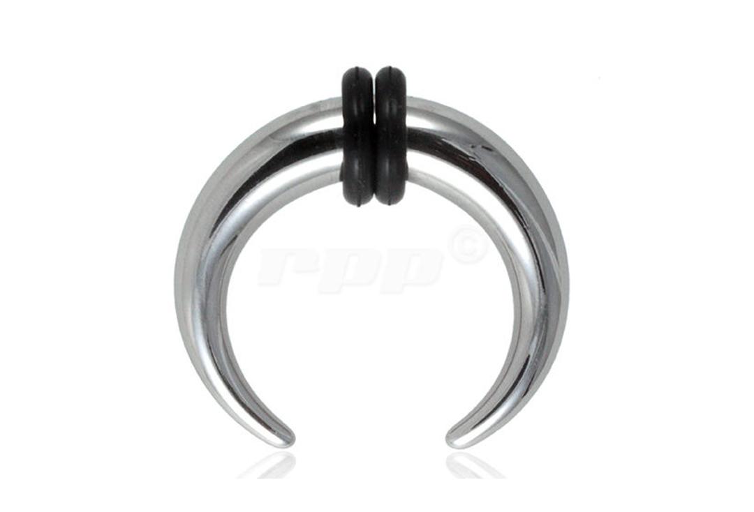 Body Jewellery | Surgical Steel Stretching Crescent - 1.6mm to 10mm - Single Image