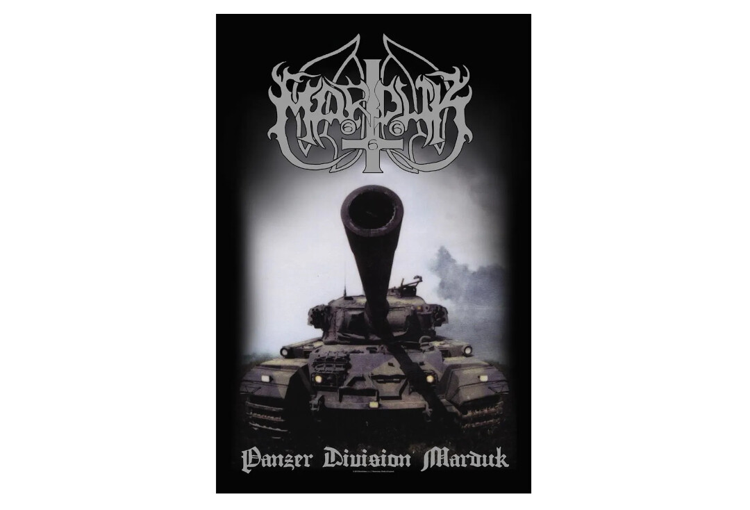 Official Band Merch | Marduk - Panzer Division 20th Anniversary Printed Textile Poster