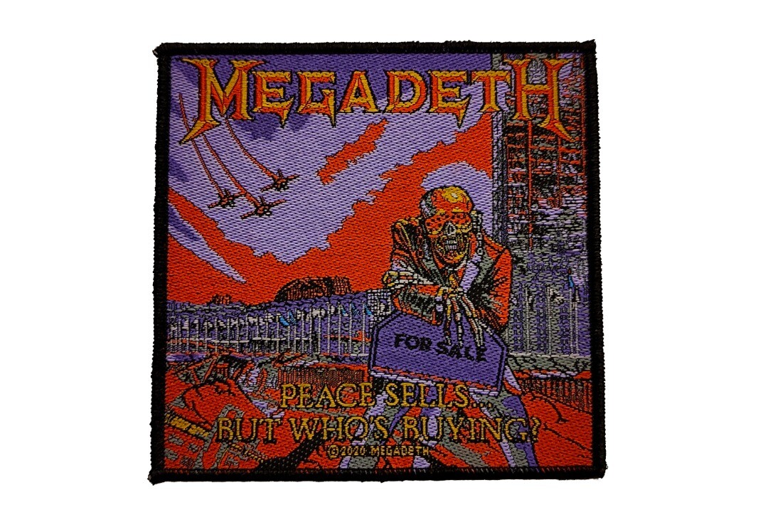 Official Band Merch | Megadeth - Peace Sells But Who's Buying Woven Patch