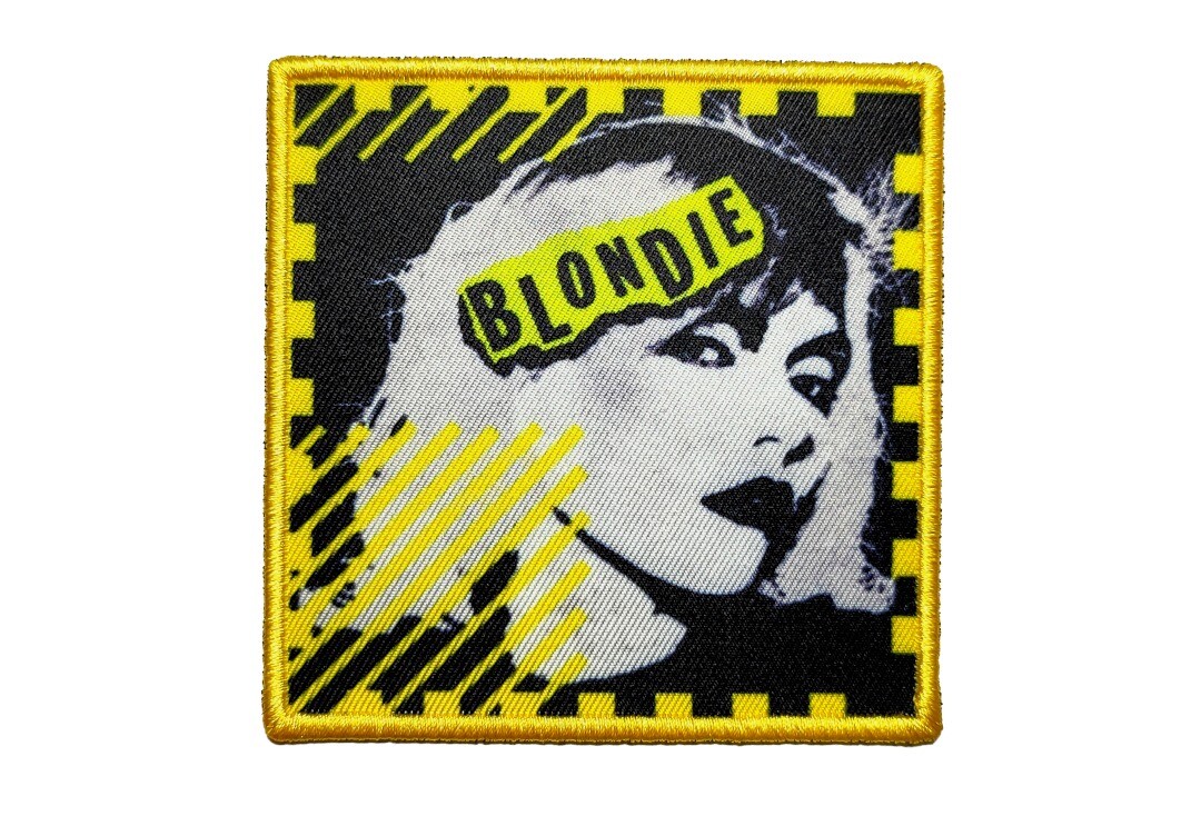 Official Band Merch | Blondie - Punk Logo Mono Woven Patch