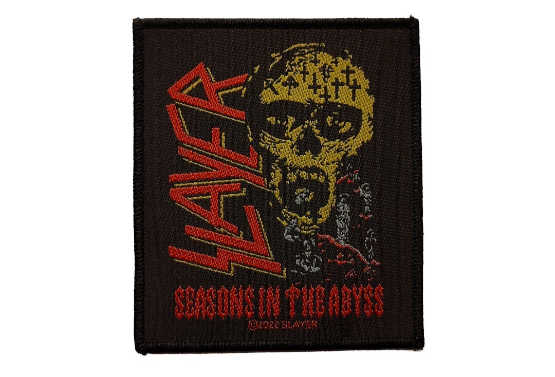 Official Band Merch | Slayer - Seasons In The Abyss Sketch Woven Patch