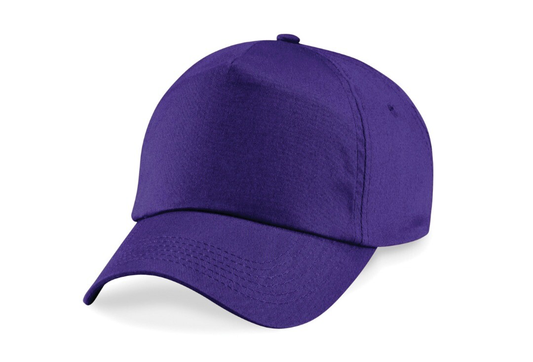 Purple Plain Baseball Cap