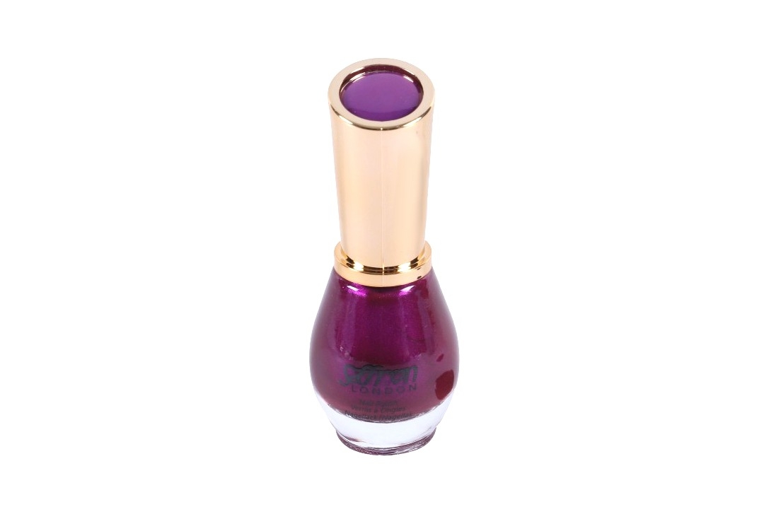 Pearly Plum Saffron Nail Polish