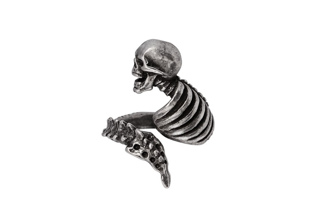 Resurrected Alchemy Gothic Pewter Ring - Main