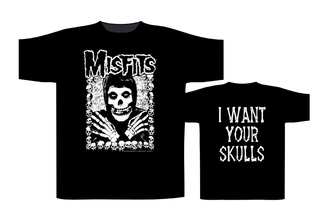 Misfits - I Want Your Skulls Men's Official Short Sleeve T-Shirt