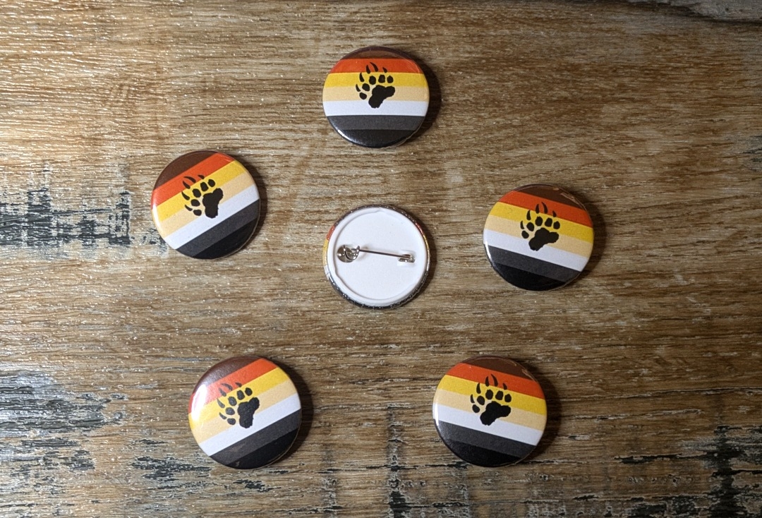 Bear Pride Button Badge
