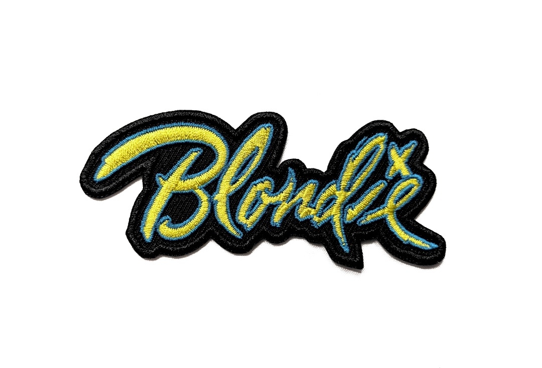 Blondie - Eat To The Beat Cut Out Logo Iron On Embroidered Patch