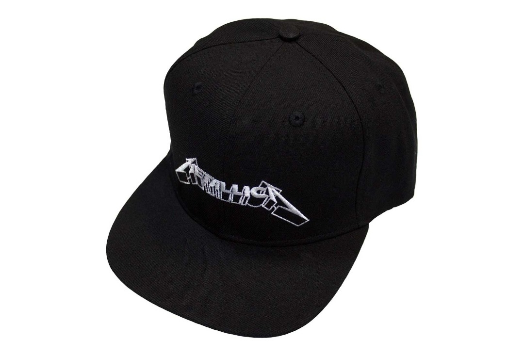 Metallica - White Block Logo Official Snapback Cap - Front