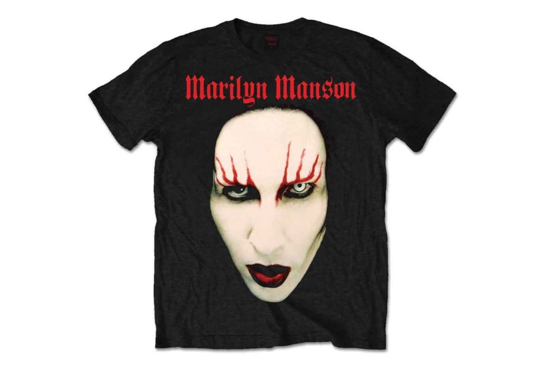 Marilyn Manson - Red Lips Men's Official Short Sleeve T-Shirt