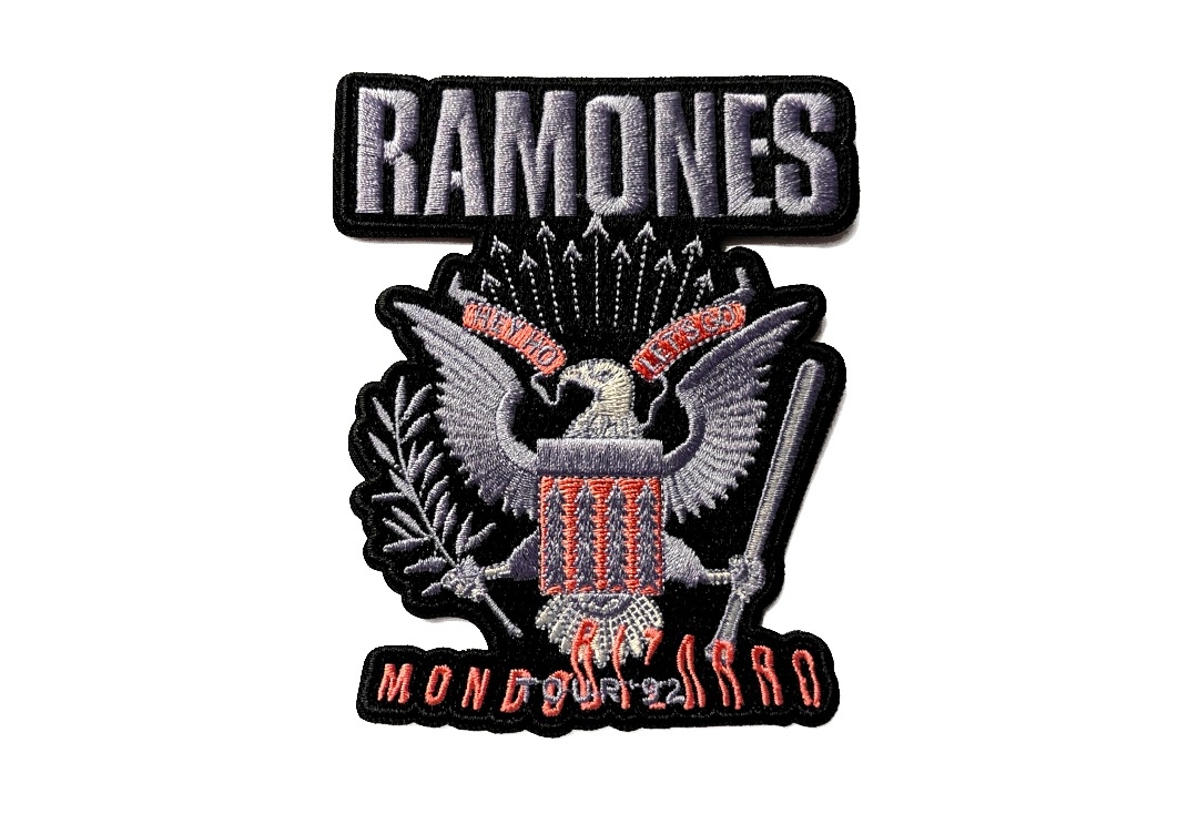 Ramones - Mondo Bizarro Iron On Embroidered Patch