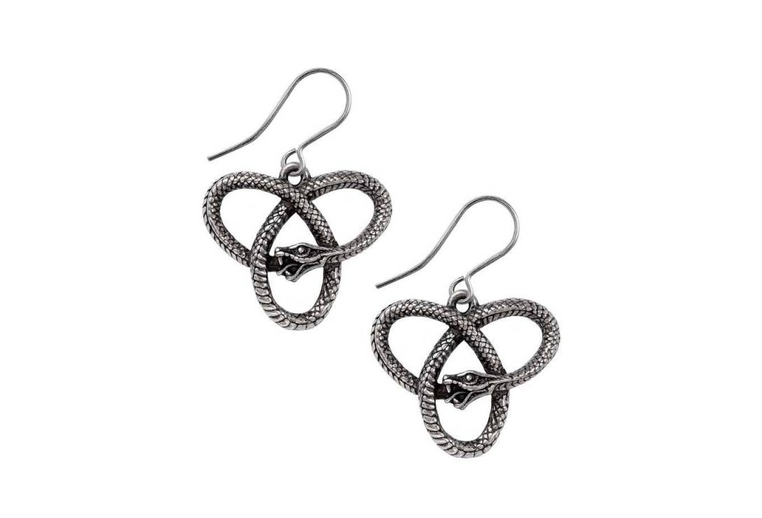 Eve's Triquetra Alchemy Gothic Earrings