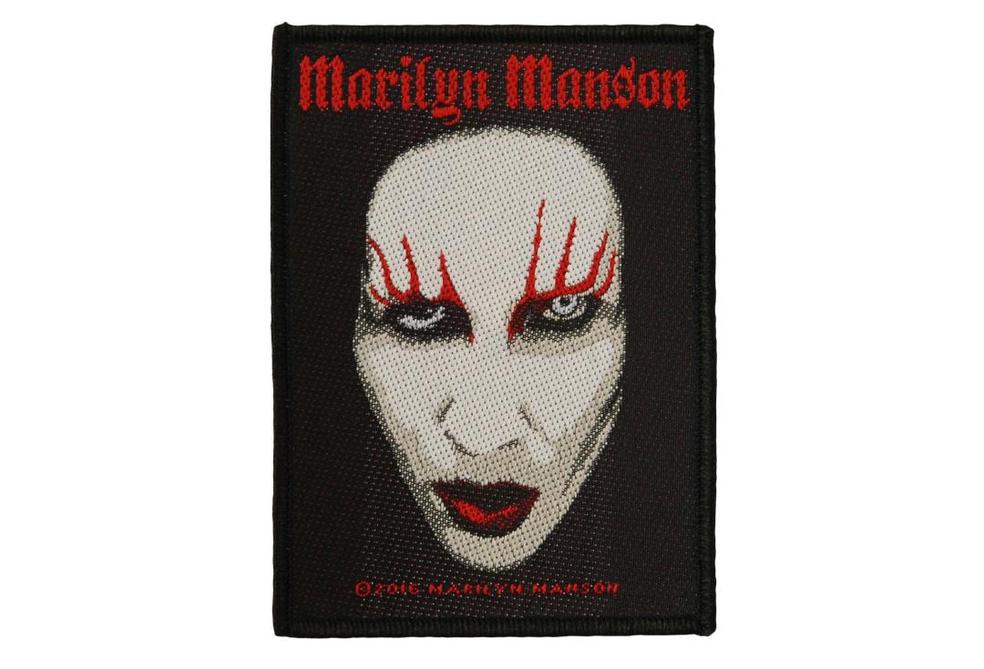 Official Band Merch | Marilyn Manson - Face Woven Patch