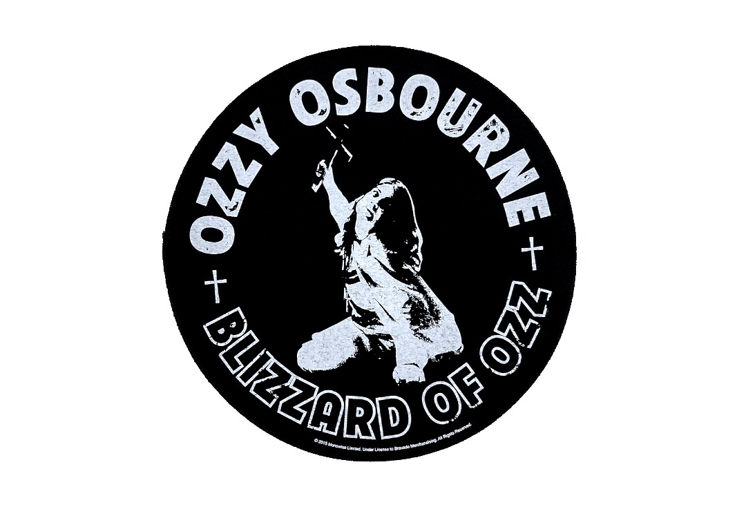 Ozzy Osbourne - Blizzard Of Ozz Printed Circular Back Patch - Main