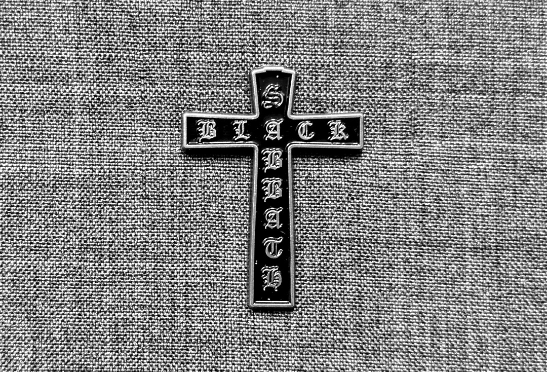 Black Sabbath - Cross Logo Official Metal Pin Badge