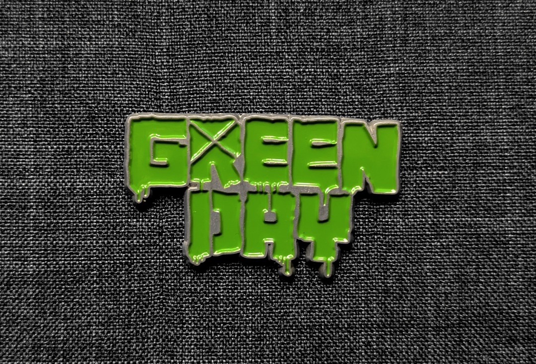 Green Day - Green Logo Official Metal Pin Badge