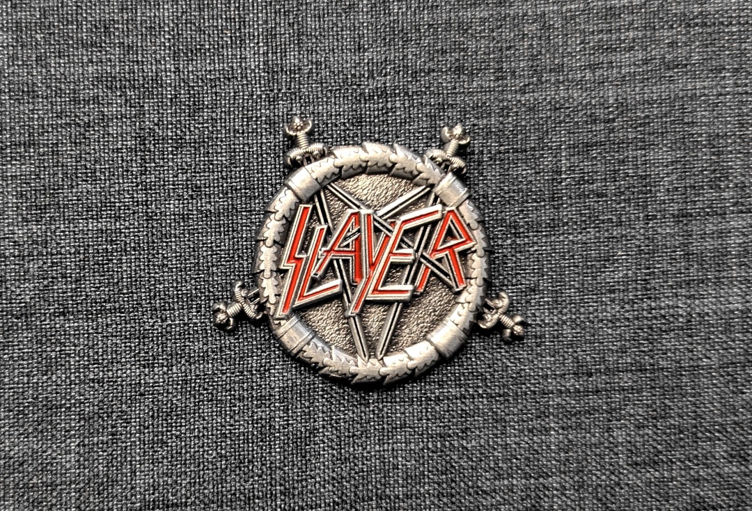 Slayer - Pentagram Official Metal Pin Badge