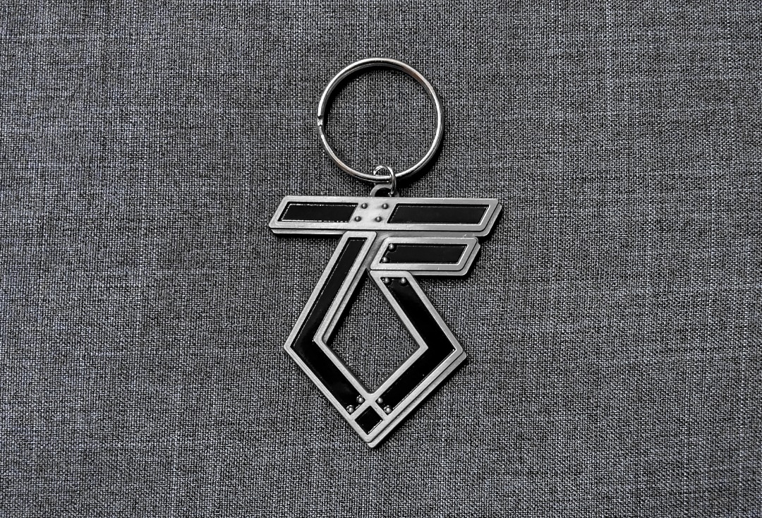 Twisted Sister - TS Logo Official Metal Keyring