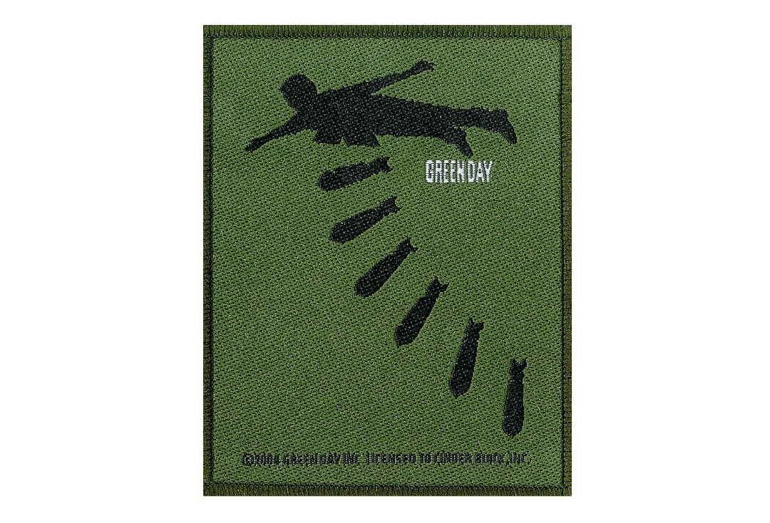 Green Day - Bombs Sew On Woven Patch
