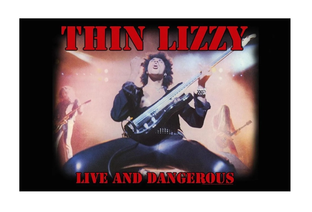Thin Lizzy - Live And Dangerous Printed Textile Poster
