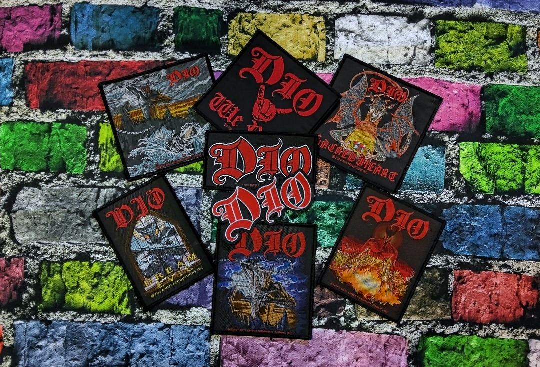 Dio - Bundle Of 8 Official Sew On Woven Patches