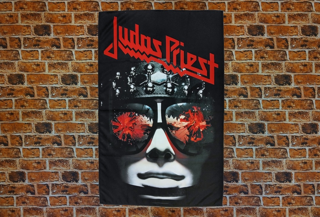 Judas Priest - Hell Bent For Leather Printed Textile Poster