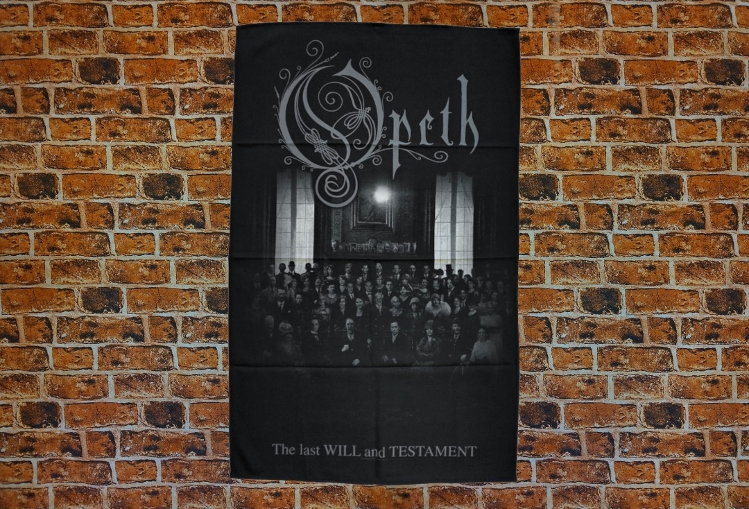 Opeth - The Last Will & Testament Printed Textile Poster