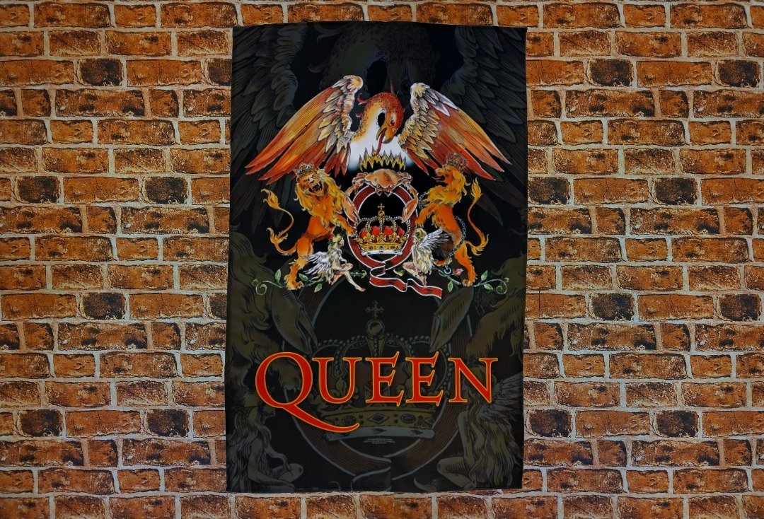 Queen - Crest Printed Textile Poster