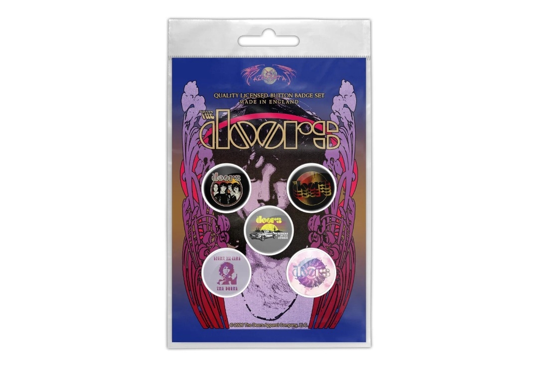 The Doors - Jim Morrison Official Button Badge Pack