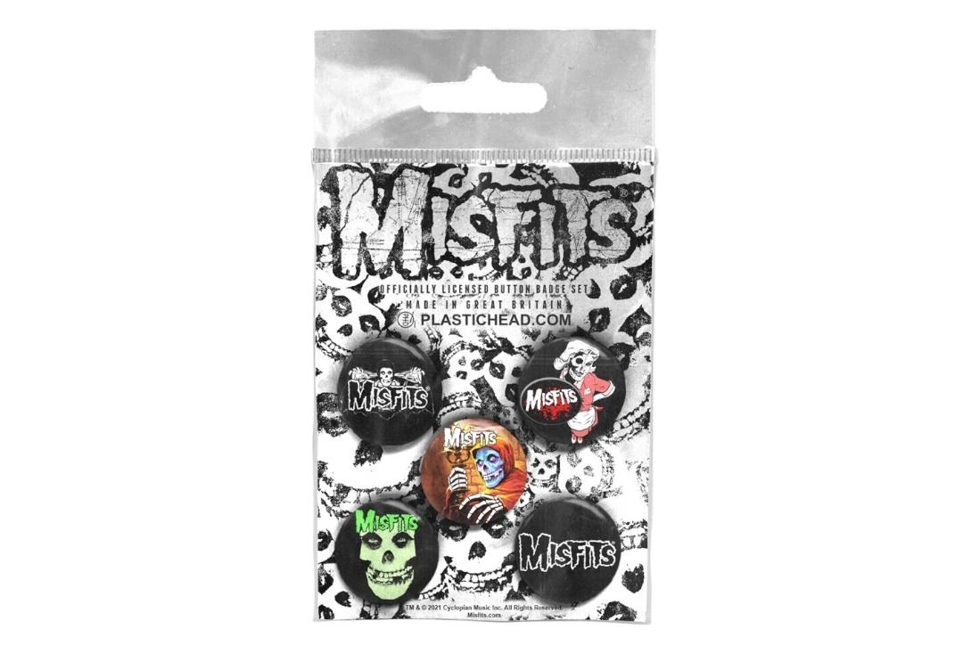 Misfits - Classic Misfits Official Button Badge Pack