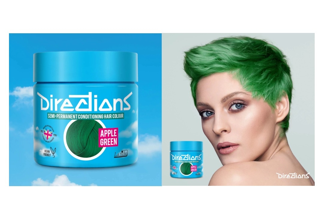 Apple Green Directions Semi-Permanent Hair Colour