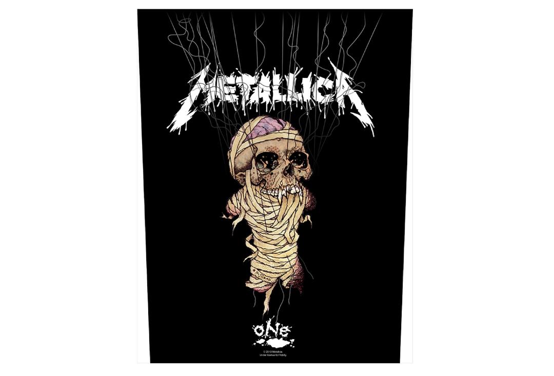 Official Band Merch | Metallica - One/Strings Printed Back Patch