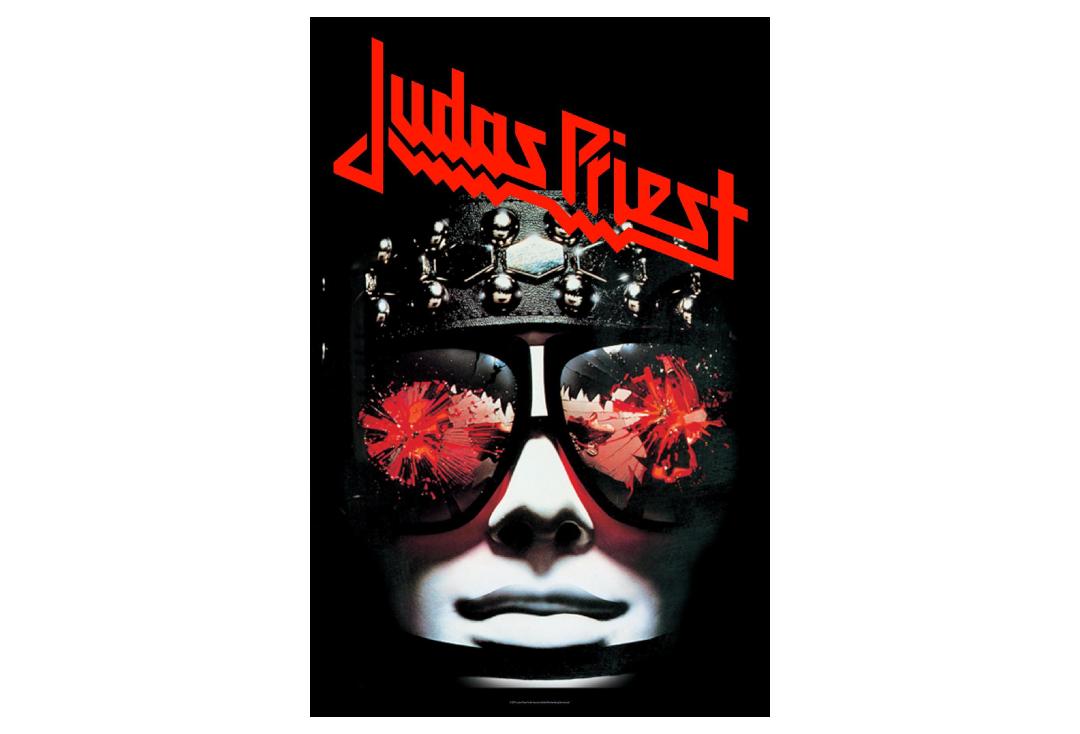 Official Band Merch | Judas Priest - Hell Bent For Leather Printed Textile Poster