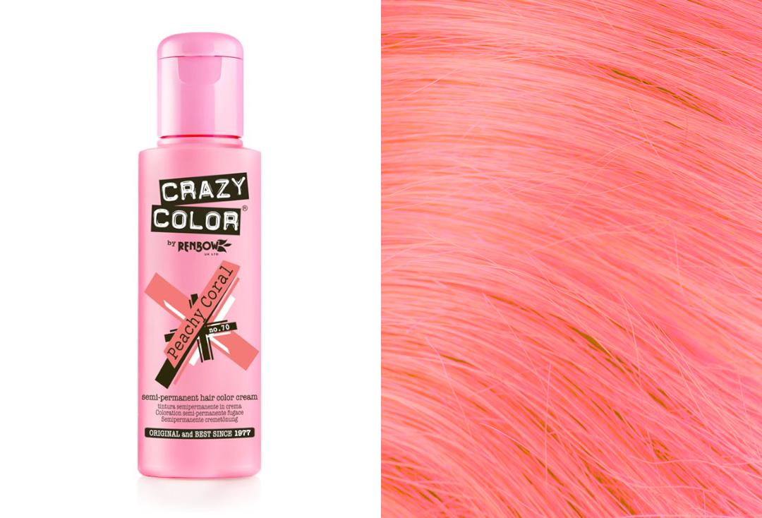 Renbow | Crazy Color Semi-Permanent Hair Colour (070 Peachy Coral)